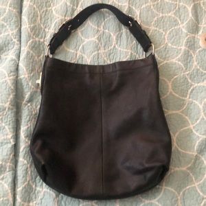 Black Leather COACH bag